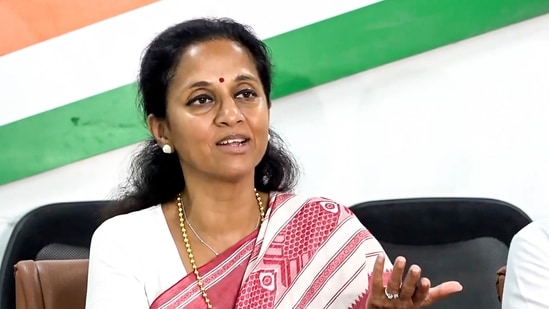 Mumbai: NCP (SP) leader Supriya Sule(PTI)