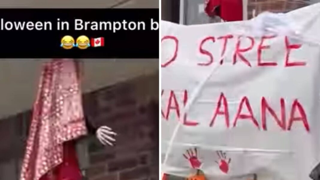 Viral video: House in Canada gets desi treatment with ‘O Stree Kal Aana’ Halloween decor | Trending