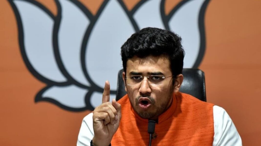 BJP MP Tejasvi Surya booked for ‘pretend information’ linking farmer’s suicide to land dispute with Waqf Board | Newest Information India