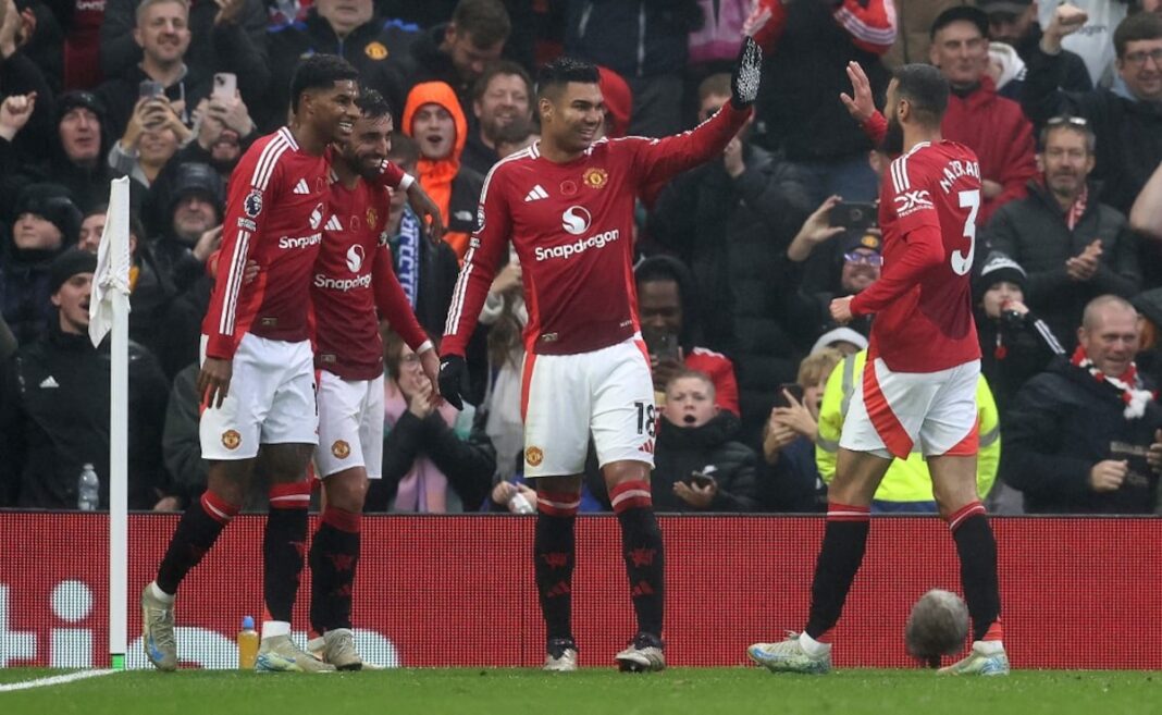 Manchester United Win To Finish Ruud Van Nistelrooy’s Interim Spell, Ipswich Shock Tottenham