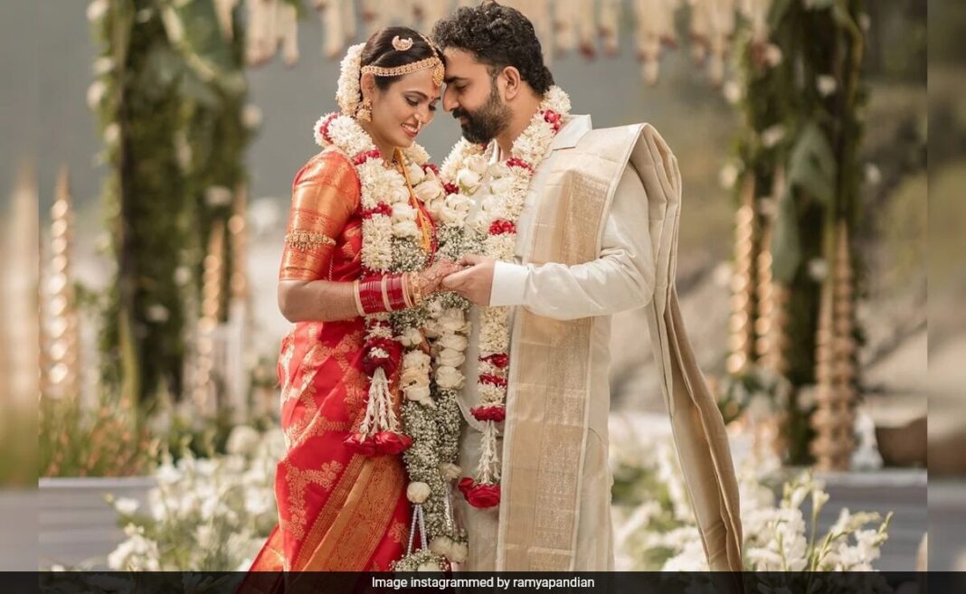 Tamil Actress Ramya Pandian Marries Yoga Teacher Lovel Dhawan. See First Pics Of Newlyweds