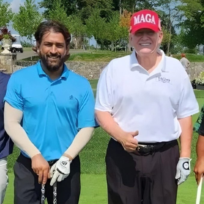 "Simply 1 Golf Match With MS Dhoni And..": Donald Trump's US Election Win Sees 'Thala For A Cause' Meme Fest