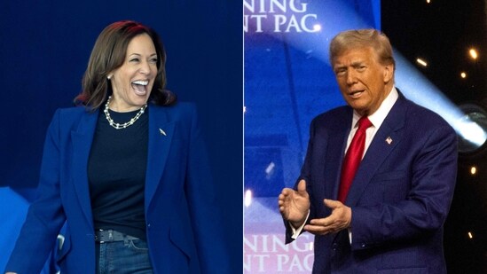 Trump surrogates winced at the unforced error, which looked especially unprofessional when contrasted with Harris's address to a massive, jubilant crowd in Washington, with the White House providing the backdrop.(Photo by Rebecca NOBLE and CHRISTIAN MONTERROSA / AFP)