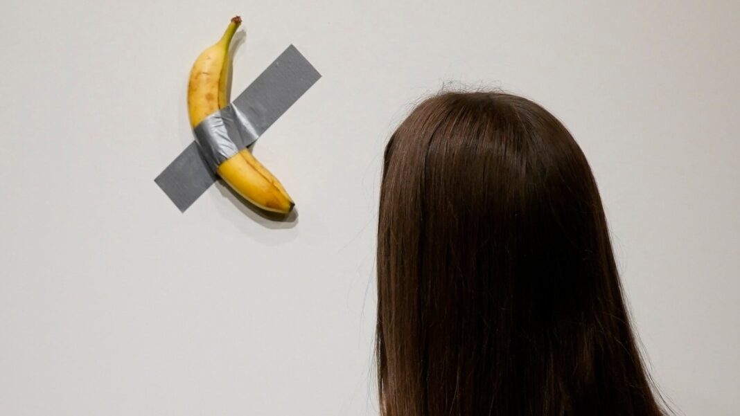 Crypto entrepreneur buys duct-taped banana for $6.2 million at Sotheby's auction | World News