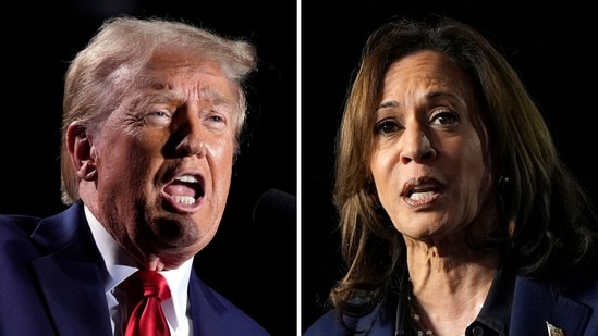 Republican presidential nominee former President Donald Trump and Democratic presidential nominee Vice President Kamala Harris(AP)