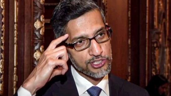 **EDS: SCREENSHOT VIA PTI VID ON MONDAY, SEPT. 23, 2024** Google CEO Sundar Pichai after meeting Prime Minister Narendra Modi in New York. (PTI Photo) (PTI09_23_2024_000034B)(PTI)