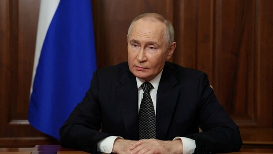 Russian president Vladimir Putin threatened the UK with the use of a new ballistic missile(via REUTERS)