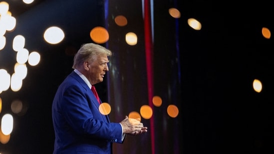 Republican presidential nominee and former U.S. President Donald Trump attends a campaign event.(Reuters file photo)