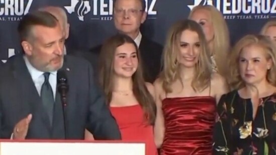 Ted Cruz's daughter Caroline gave a disgusting look at her dad's message for Trump, who won Texas handily and reclaimed his place in the White House.(X)