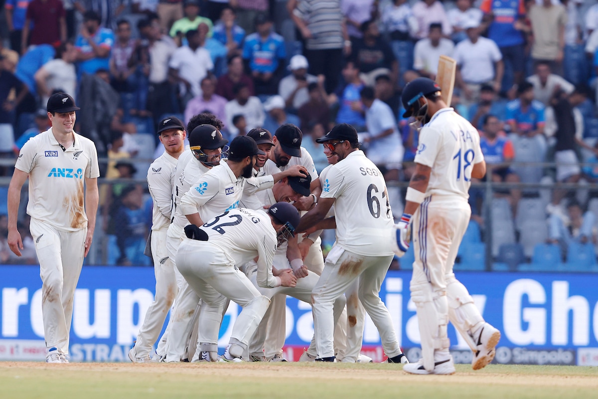 India Hand New Zealand Management After Batting Flop Present On Day 1 In third Check