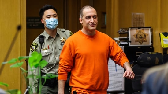 FILE - Nima Momeni, the man charged in the fatal stabbing of Cash App founder Bob Lee, makes his way into the courtroom for his arraignment in San Francisco, May 2, 2023. (Gabrielle Lurie/San Francisco Chronicle via AP, Pool, File)(AP)