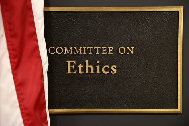 The House of Representatives Committee on Ethics office in the Longworth House Office Building on Capitol Hill on December 18, 2024 in Washington, DC. The committee on Dec. 23 released its report about the conduct former Rep. Matt Gaetz (R-FL).