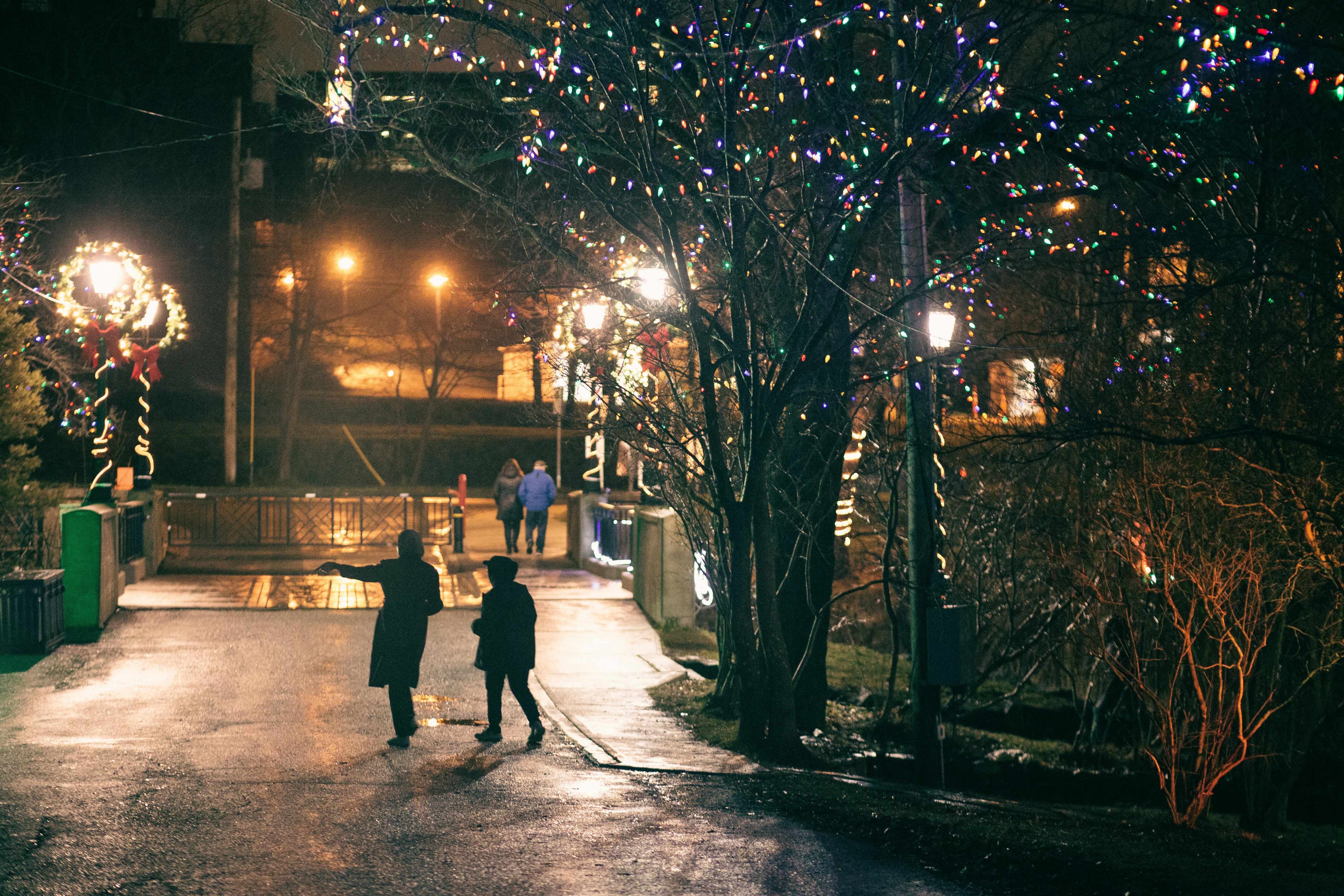 Go for a walk and watch the Christmas decorations.(Pexels)