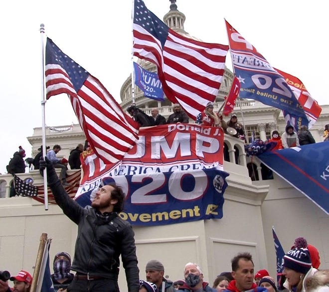 Supporters of then-President Donald Trump attack the U.S. Capitol on Jan. 6, 2021.