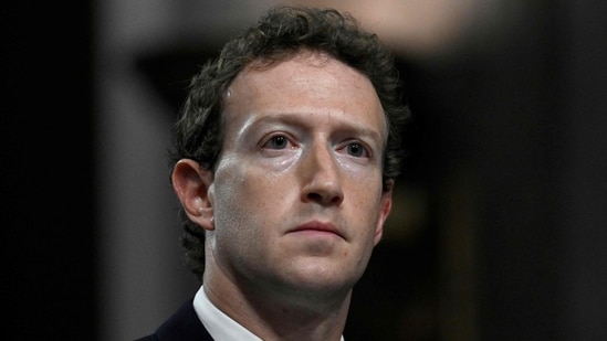 Mark Zuckerberg alleges Biden officials ‘screamed’ and ‘cursed’ at Meta execs remove Covid vaccine posts (Photo by ANDREW CABALLERO-REYNOLDS / AFP)(AFP)